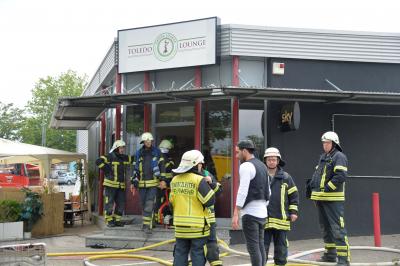 Brand in Abstellraum von Shisha Lounge in Waiblingen